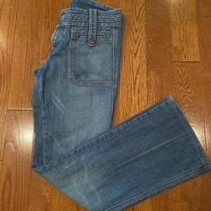 Citizens of humanity size 26.  Hemmed Inseam 29 in. Outseam 37.